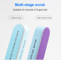 Nail File and Nail Buffer Block Nail Buffering Files Washable Emery Boards Professional Manicure Tools , 7 Way Nail File Colorful Multiple Side Nail Art Manicure Pedicure Tool Sanding Sponge Files Buffer Polisher. 