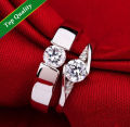 Classic Adjustable couple rings for lovers – Perfect Symbol of Eternal Love. 
