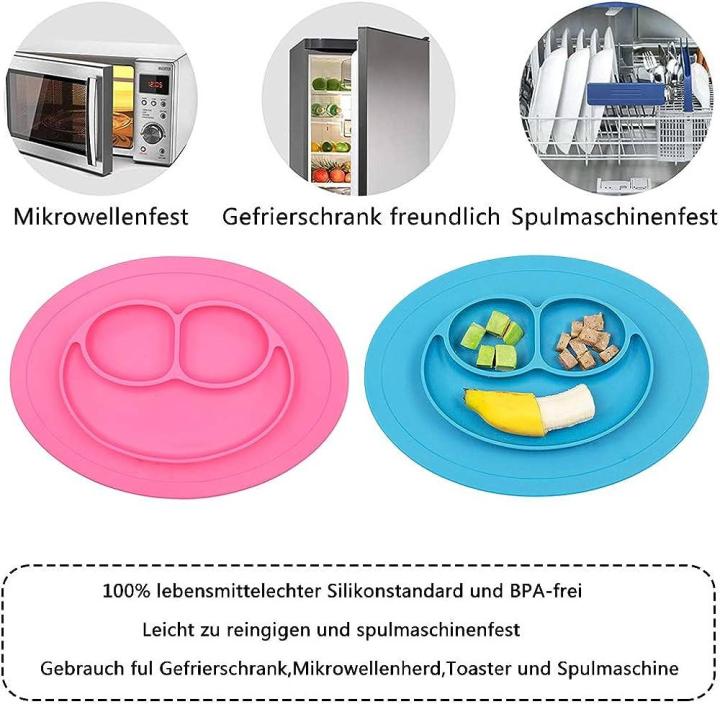 Baby%20Plate,%20Silicone%20Non-Slip%20Baby%20Placemat%20with%20Suction%20Cup%20for%20Babies%20Toddlers%20and%20Children,%20Children's%20Plate%20Suitable%20for%20Most%20Highchair%20Trays%20-%20Image%205