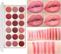 Lip Palette 18 Rich Colors Long-Lasting Matte Velvet Lipstick Set with a Light Smooth Texture - Non-Stick Cup & Waterproof Lip Gloss Lip Balm for Dating Shopping Holiday Parties Clearful. 