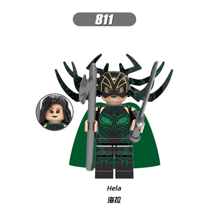Single Sale Marvel Figures Building Blocks Hela Minifigures Bricks For Children Gift Toys