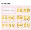 16" Inch Silver Alphabet Letters & Numbers Foil Balloon  Create Your own Banner Name  for Birthday, Anniversary Party Decoration, Kids Baby Shower, Bridal Shower, Wedding Supplies. 