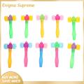 Enigma- Children Hammer Toy 10pcs Kids Colorful Squeaky Hammer Toy Set Educational Percussion Mallet for Fun Learning Development Mini Hitting Toy for Children Kids Hammer Toy. 