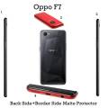 Oppo F7 Back Matte Protector with side Coverage Protectors For Oppo F7. 