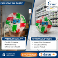 Soccer Ball official Size and Weight full size | Sialkot Export Quality Size 5 Football – PU Leather Thermo Hybrid Soccer Ball | Official Match & Training Ball, Waterproof & Durable. 