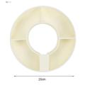 Car Snack Organizer 4-compartment Silicone Snack Ring for 40 Oz Cup ple Reusable Snack Container. 