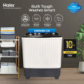 Haier 8 Kg- Twin Tub Semi Automatic Washing Machine- HWM 80 CS - 10 Years Brand Warranty. 