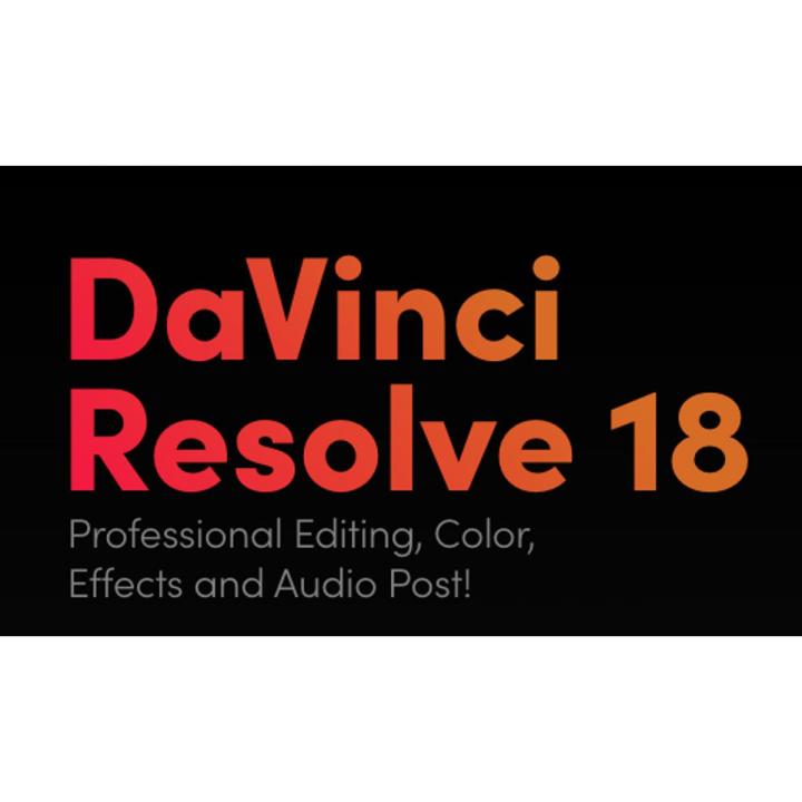 DaVinci Resolve 18 video editor with key (offline)