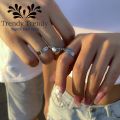 Trendy Trendy 1 Pair Heart Magnetic Love Ring For Couple Adjustable Rings For Girls Unisex Rings Broken Heart Ring For Couple. 
