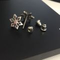Genshin Impact Element Cute Earrings Studs Jewelry Luxury Game Anime Earrings Stainlees Steel Earrings Studs Silver Color. 