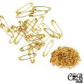 Golden Safety Pins 30-40. 