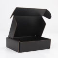 Spot color black and white pink blue square clothing airplane box extra hard high-end packaging express carton. 
