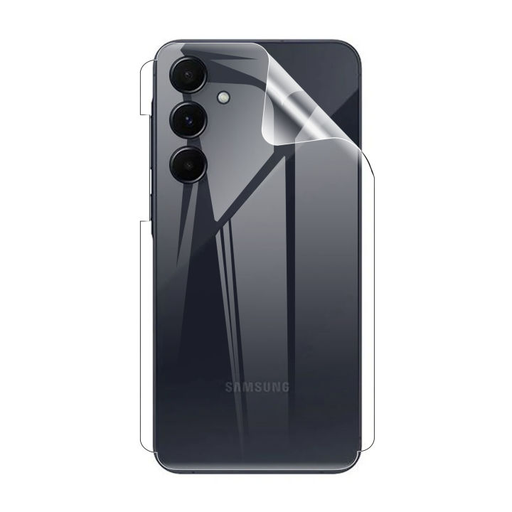 Samsung A55 Back Clear Jelly Protector Soft Film Protection Hydrogel Film Back Protector For Galaxy A55