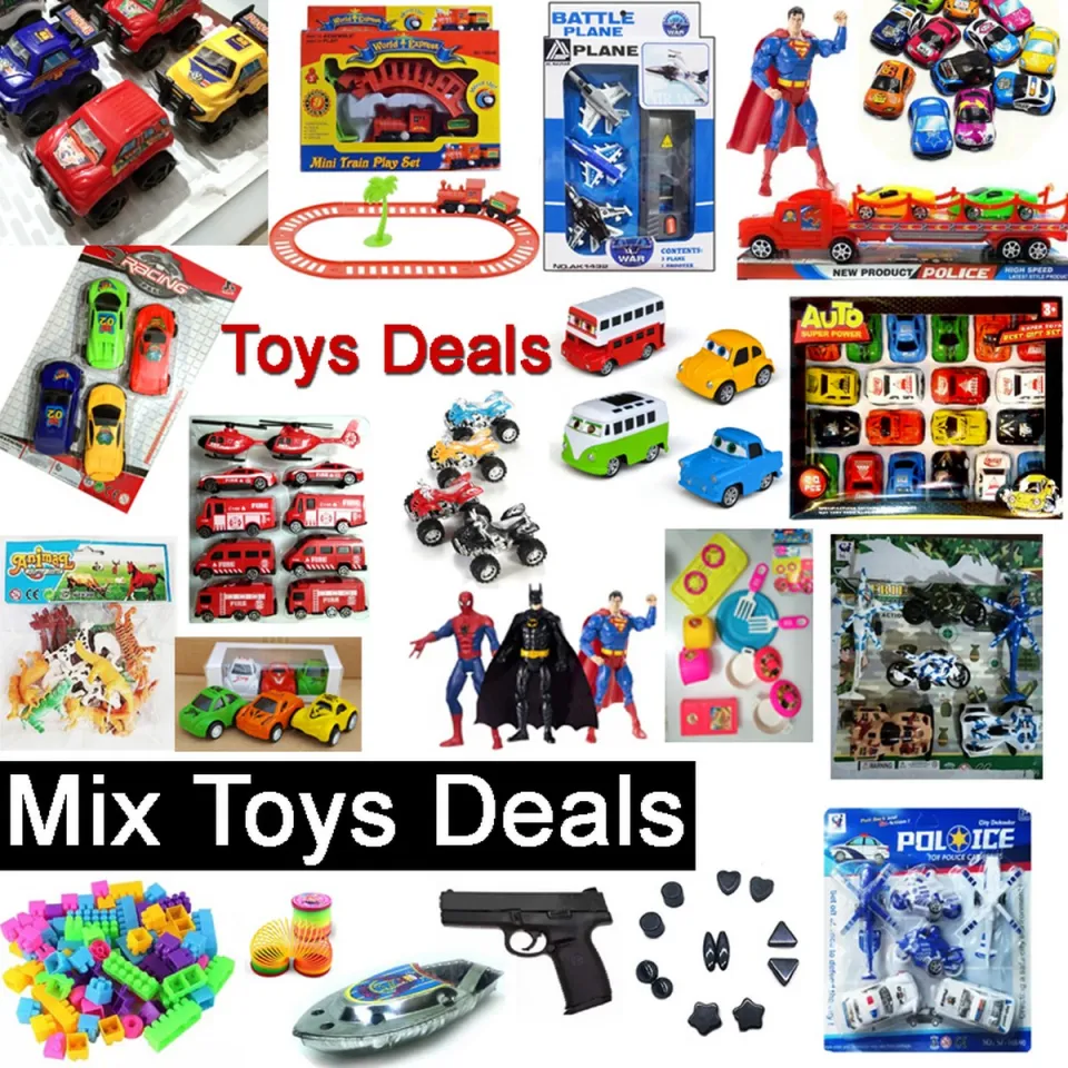 Mix Toys Deals For Kids Boys and Girls Car Toys Set Vihecle Daraz.pk