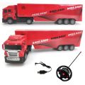Four way Remote Control Heavy Truck Rechargeable with Steering Led lights. 