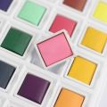 Giorgione G-1636 Solid Water Color Watercolor Paint Set With Black Tin Box 36 color set artist transparent water color. 
