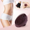 Trendy Handheld Anti Cellulite Full Body Massage Brush Slimming Beauty - dark Red. 