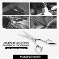Fagaci Professional Hair Scissors 6” Extremely Sharp Blades, Fine Cutting Blades, Professional Hair Shears, Barber Scissors Set for Men and Women, Haircut Scissors Hair Kit. 