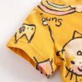 Cartoon Summer Baby Dress Cute Short Sleeve Cotton Toddler Baby Girls Dresses. 