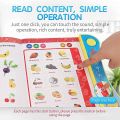 Fun Learning E-Book for Kids: Interactive & Intelligence Study Book English Education Toy, Electronic Sound Teaching Learning Toys E-Book for Kids- Best Toy For Birthday Gift. 