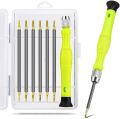 Small Screwdriver Sets Precision Mini Screwdrivers Set Repair Tool Bit Kit with 6PCS Flat Phillips Pentalobe Triwing  for Eyeglass Watch Jewelers Laptop Computer Electronic. 