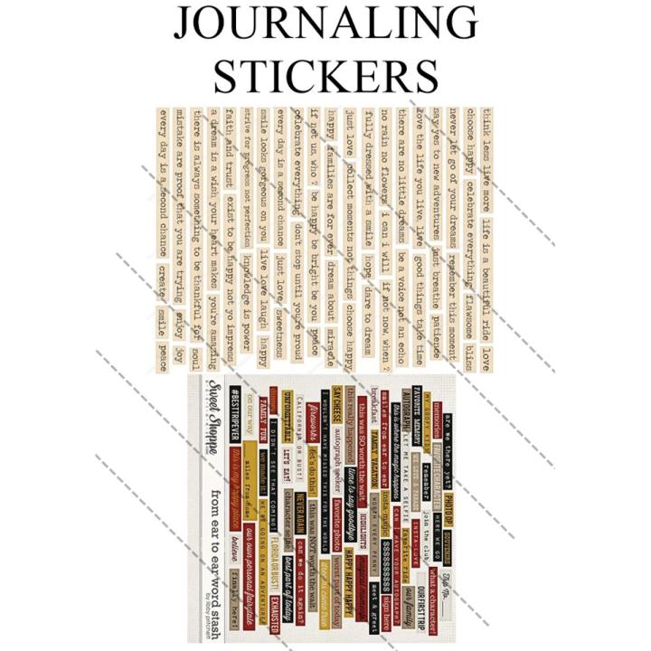 JOURNALING AESTHETIC stickers uncut journaling sticker uncut ( buy 4 get 1 free)