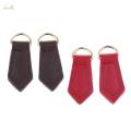 2x Real Leather Zipper Pull Tabs Tags Replacement. 