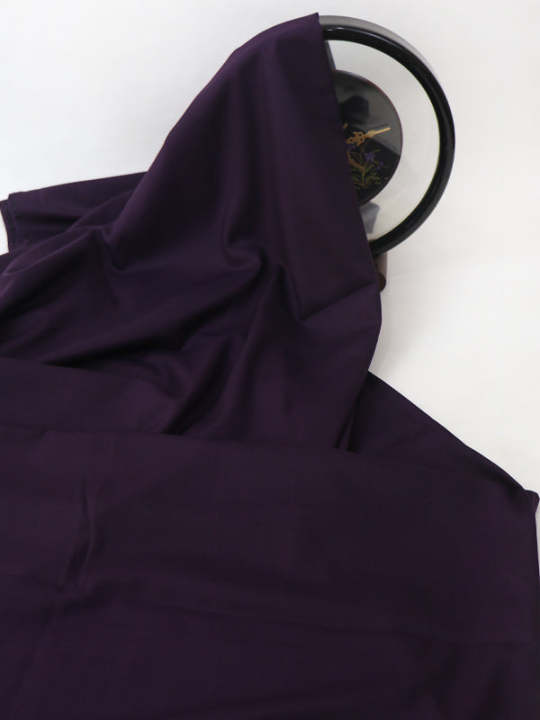 Men's Unstitched Kameez Shalwar Fabric Plain Dark Purple MUF45
