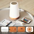 Auxmir Night Light, LED Touch Bedside Table Lamp, Remote Control Dimmable Light with RGB Color Changing, USB Rechargeable, Portable Lamp for Baby, Kids, Bedroom, Living Room, Camping [Energy Class G]. 