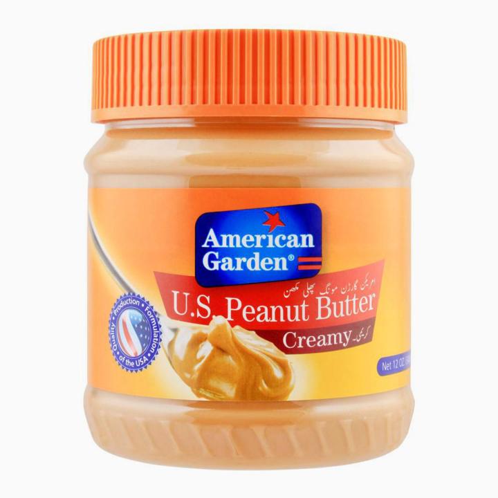 American Garden US Peanut Buttèr Creamy Spread, 340g