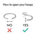 5Pairs Small Hoop Earrings, Tiny Hoop Earrings, Gold Hoop Earrings, Silver Hoop, Helix Hoop, Cartilage Hoop, Tragus Hoop, 4mm 5mm 6mm 7mm. 