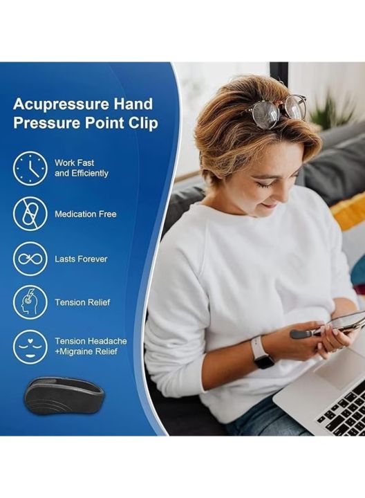 Collection Point Clip Acuplusy Prostate Care Point Clip, Acuplusy Acupressure Hand Pressure ...