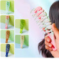 Gradient Hollow Out Hair Brush Quick Drying Lightweight Versatile Hollow Out Comb Ergonomic Massage Hair Detangler for Blow Dry Brush Fluffy hair Curly Hair Home Salon. 