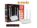 Tenda 600Mbps Whole-Home Coverage F9 WiFi Router with 4 x 6dBi High-gain Omnidirectional Antennas/Beamforming+/Easy Setup/App Control (F9). 