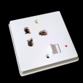 Universal 3Pin Power Plug Socket Multi Plug Socket Light Plug Socket China Fitting Socket Plate - 500 Volts /40 Amp For Heavy Appliences High Quality Specially for AC, Water Pump. 