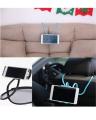 Lazy Bendable Flexible Hang Neck Phone Holder 360 Degree Rotation Mobile Stand - Pink. 