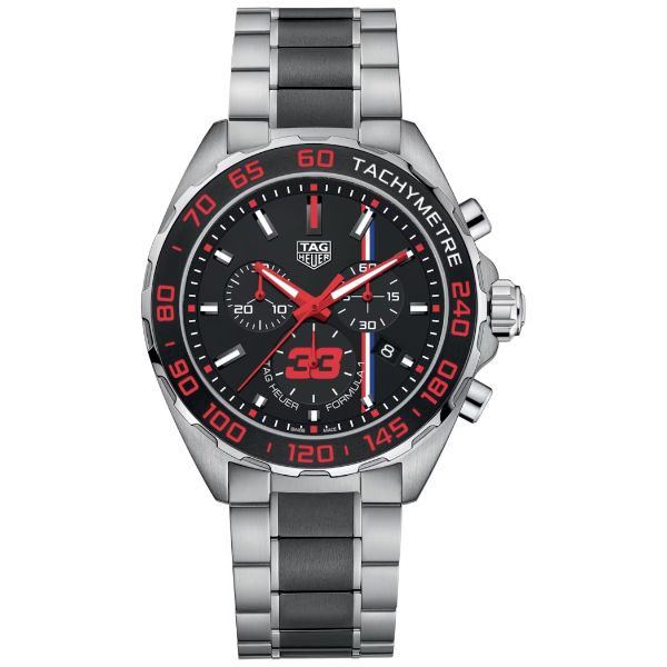 Tag Heuer Formula Two-tone Stainless Steel Black Dial
