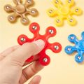 PACK OF 2 Fidget Spinner for Boys and Girls design Play Stress Release Toy Five Blade spinner Metal Ball Spinner. 