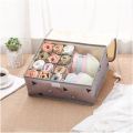 16 in 1 Socks & Bra Drawer Organizer Divider, 24 Cells Box Foldable Socks Organizer Closet Organizer Organizer Underwear Storage Boxes to Hold Socks. 