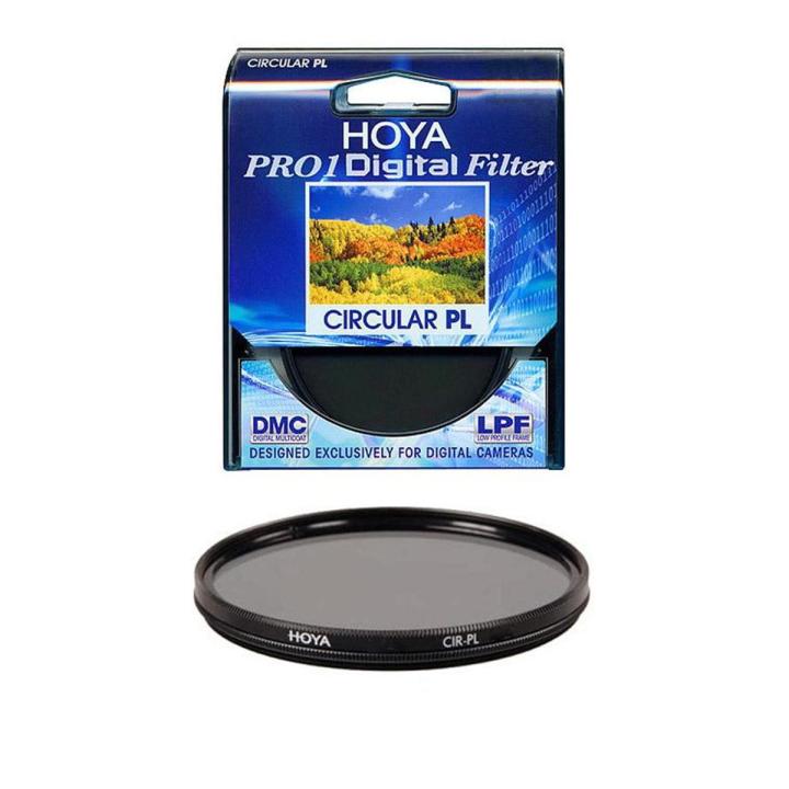 55mm Hoya CPL Circular Polarizing Lens Filter - For Dslr - Black