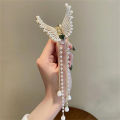 Butterfly Tassel Hair Claw Clip - Elegant Non-Slip Metal Hair Accessories for Thick or Long Hair. 