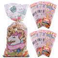 50/100pcs Unicorn Candy Bags Gift Packing Bags Birthday Party Decor Gift Bag For Kitchen Storage. 