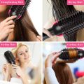 Hot air Brush Hot air Brush Hair Dryer Brush, Round Brush Blow Dryer, Blow Dryer Brush, 3-in-1 Ionic Straightening Hot Air Brush with Anti-Scald Feature (Pink). 