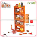 Pack Of 8 Masala Jar Masala Box Spice Rack box with Automatic Lid Cooking Masala. 