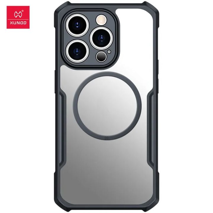Xundd Case For iPhone 14 Pro Max 15 Pro iPhone 13 Pro 12 Magnetic Case,Airbags Shockproof Shell,Screen Camera Protection Cover