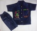 Baby Boy Suit, Long Sleeve Shirt+Pants kids dress wedding eid party denim jeans. 