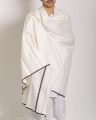 High Quality Traditional Wool Shawl For Men Dussa | In Black, White,Brown.. 