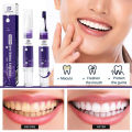 V34 Teeth Whitening Pen Purple Whitening Toothpaste Dental Whitening Tartar Removal Tooth Cleaning Effective Teeth Whitener 4ml. 