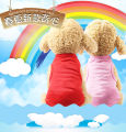 Ready Stock+Super Cheap Dog Clothes Summer 6 Colors Solid color Pet Dog Cat Shirt T-shirt Breathable Pet Vest（XS 1KG-1.5KG）. 