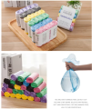 Thicken Disposable Garbage Bags Household Trash Pouch Kitchen Storage Cleaning Plastic Rubbish Bag 100Pcs 5 Rolls 45*50cm. 